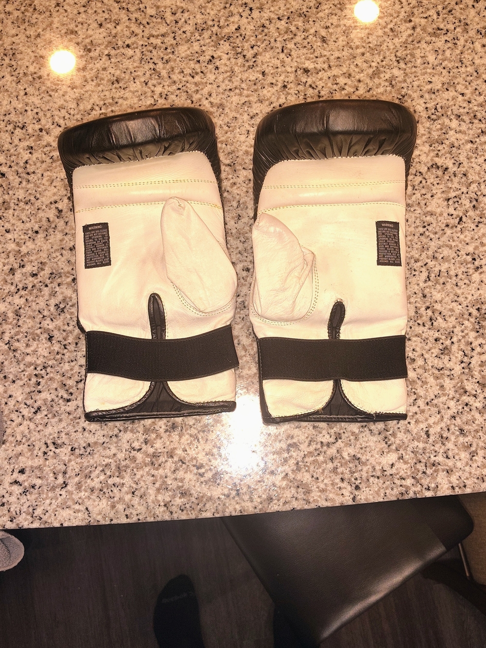 Vintage 90s Ringside Contender Real Leather Boxing Gloves - RARE XL 10.6oz